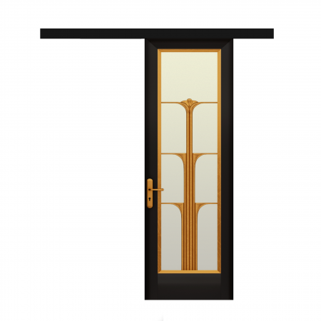 Розсувні двері Conte з масиву вільхи  - Фото 1